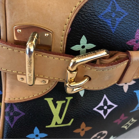 Louis Vuitton Multicolore Claudia Purse - Takashi Murakami X Black Monog… - Picture 8 of 15